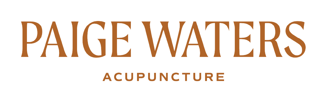 Paige Waters Web Logo – Orange Paige Waters Acupuncture